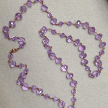 Carica l'immagine nel visualizzatore di Gallery, Collana in Cristallo Lilla