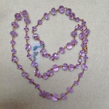 Carica l'immagine nel visualizzatore di Gallery, Collana in Cristallo Lilla